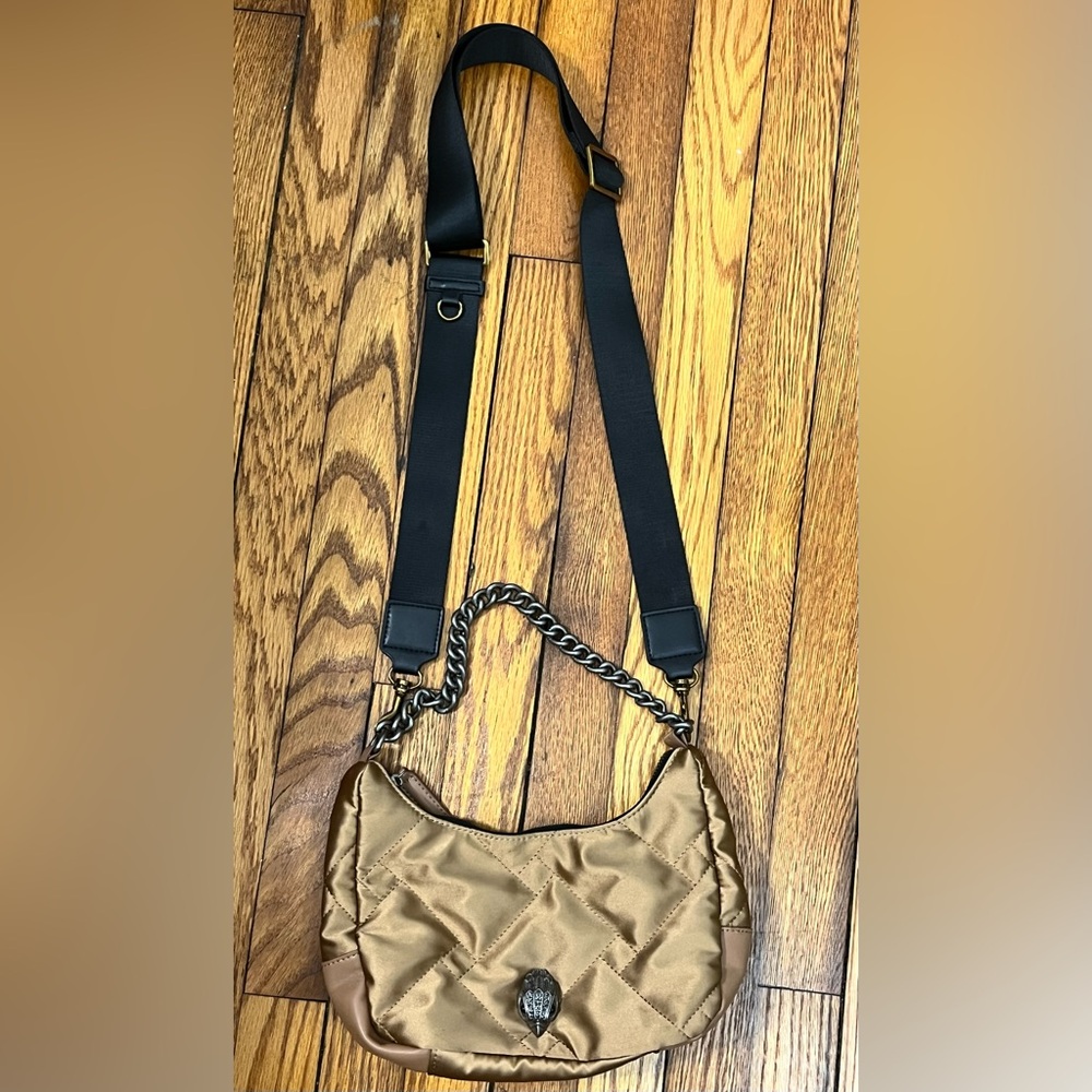 Kurt Geiger Gold and Black Crossbody Bag - Picture 4 of 11